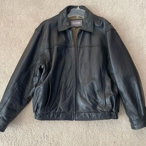 Men's Wilson Black Leather Jacket
